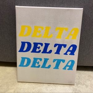 Tri Delta 8x10 3D canvas